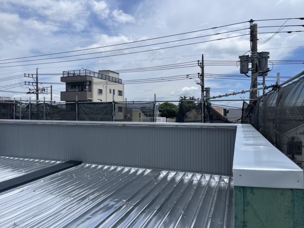 住宅兼店舗の屋根遮熱工事の施工事例/K様/完成